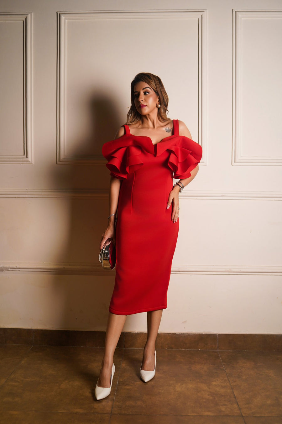 Red dress